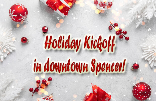 Broadcasting from downtown Spencer December 2nd!